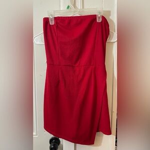 CHARLOTTE RUSSE RED ROMPER